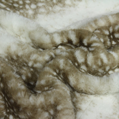 Fawn Faux Fur Throw