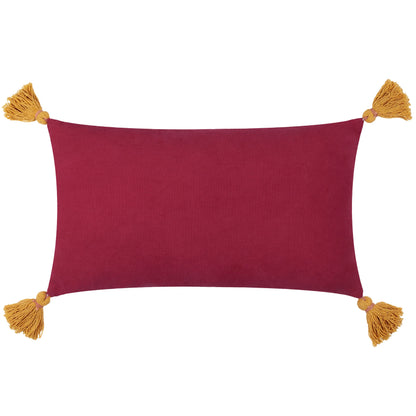 Kalahari Embroidered Velvet Cushion Multicolour