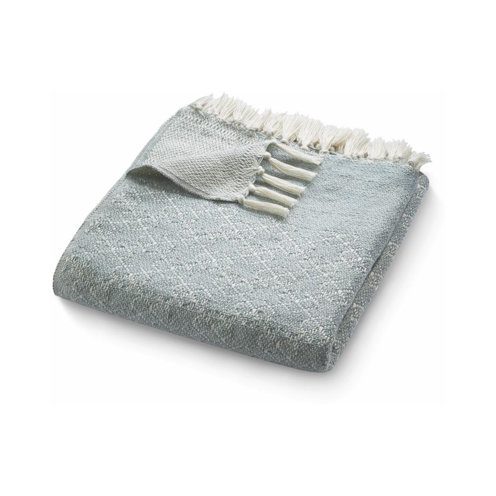 Trellis Sky Grey Throw
